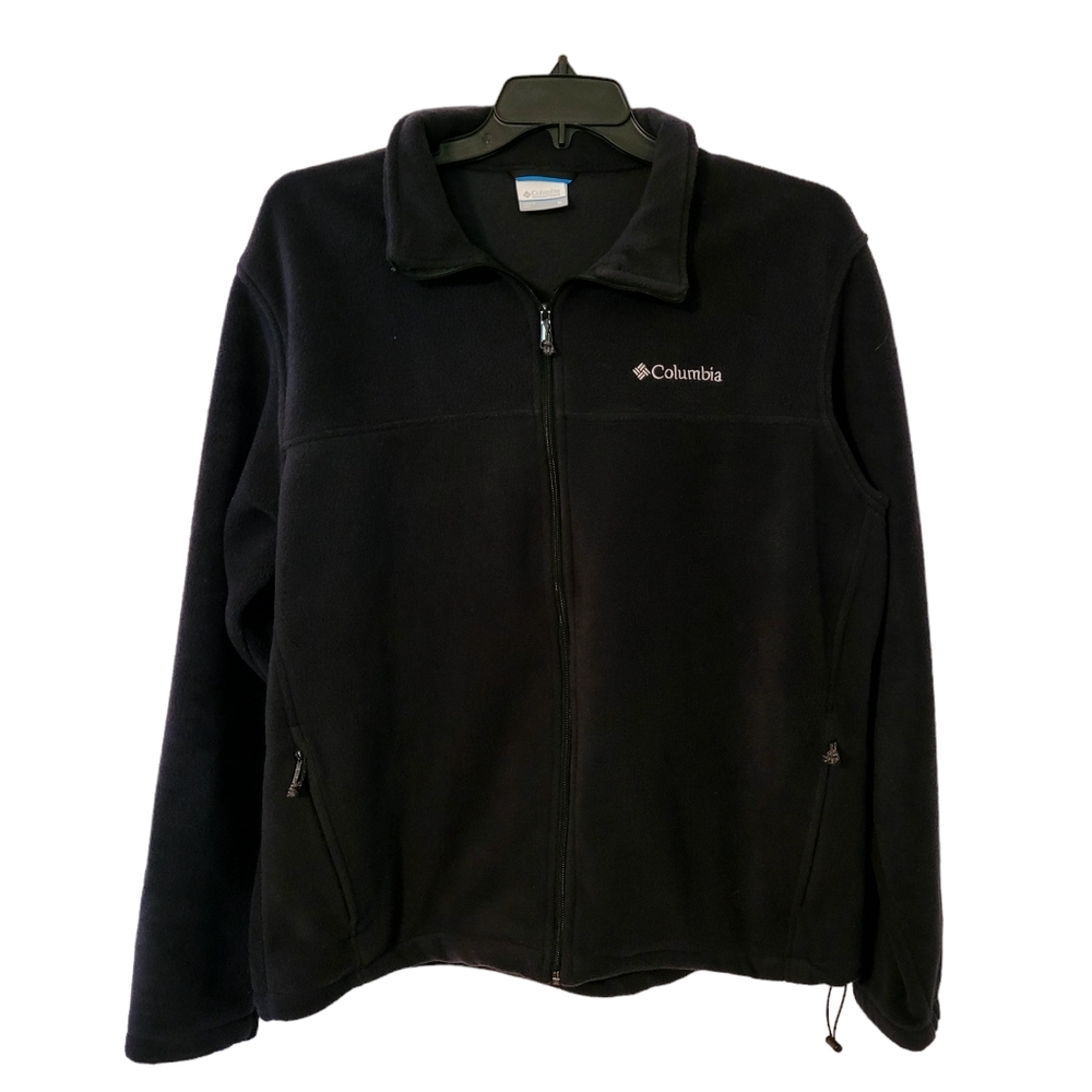 Columbia Men's Black Full Zip Fleece Jacket